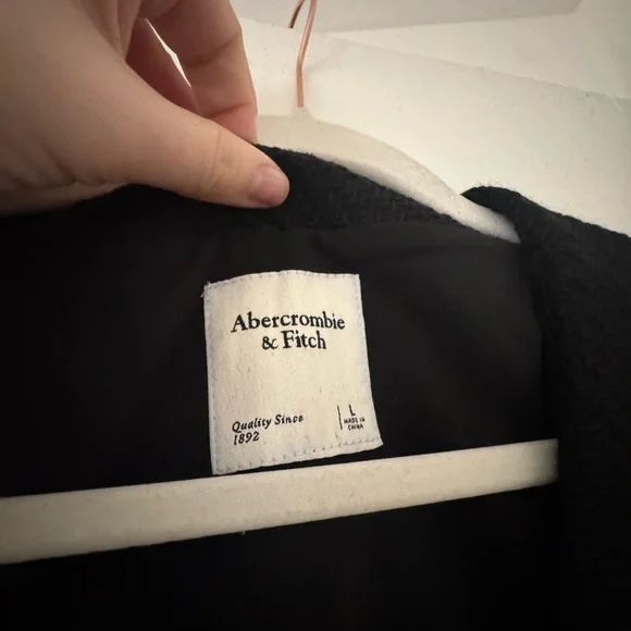 Abercrombie & Fitch Black Button-Front Mini Dress - Picture 3 of 4